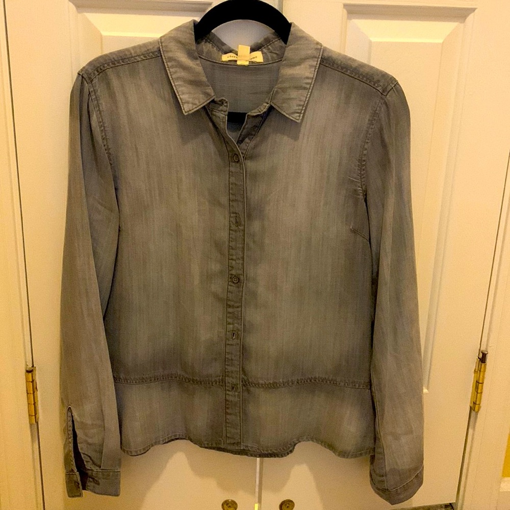Anthropologie Cloth & Stone soft tencel button down Small